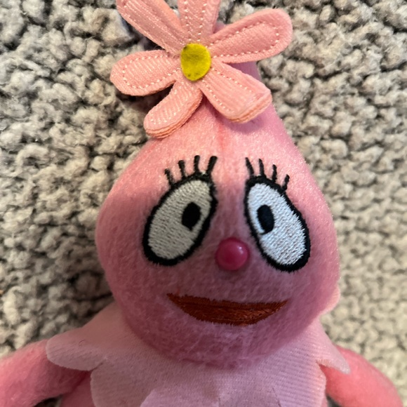 Yo Gabba Gabba Foofa Plush Pink Nose Embroidered Eyes Nanco Stuffed Toy KK - Picture 1 of 8